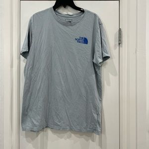 Large The North Face cotton tshirt- color is a grayish blue